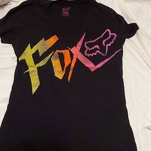 Fox v-neck t-shirt